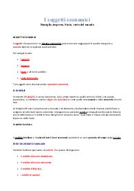 Appunti economia politica