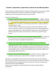 Appunti Sistemi di controllo di gestione (SCG) prof. Marzano