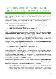 Riassunto comprensivo di tutti i capitoli del manuale “corso di diritto internazionale- De Sena, Starita”