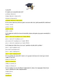 Paniere STATISTICA Ecampus