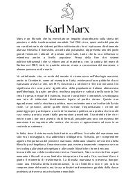 Karl Marx filosofia e pensiero