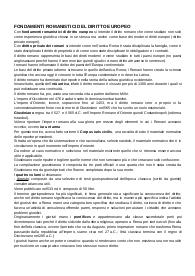 Appunti di fondamenti romanistici del diritto europeo, Prof. Schiavo. Unife, 2023