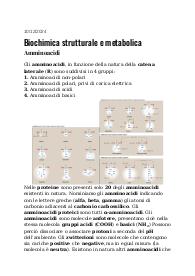 Appunti/Dispense Biochimica 4.0 "AMMINOACIDI"
