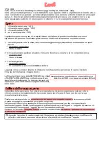 Appunti di Kant