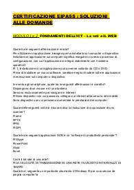 7 MODULI EIPASSA - CIAD - SOLUZIONI MODULO 1 E 2.