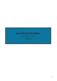 Macroeconomia (parziale 2)