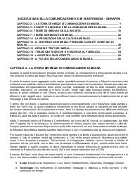 Appunti di Sociologia della comunicazione parte 1 - Serafini