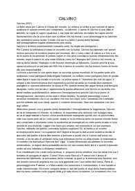 Appunti Italo Calvino