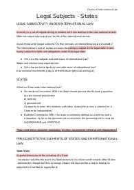 LEGAL SUBJECTS OF IL - STATES
