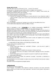 appunti sulle Avanguardie Storiche