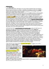 Appunti sugli artisti Caravaggio e Bernini