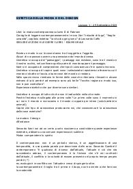 Appunti di estetica della moda e del design