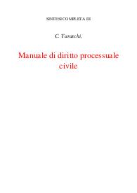 Manuale di diritto processuale civile