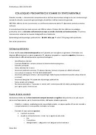 Appunti del corso di Psichiatria e Psicologia Clinica (aa 2022-2023) UniSR