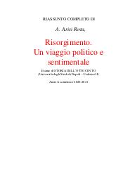 Arianna Arisi Rota, Risorgimento