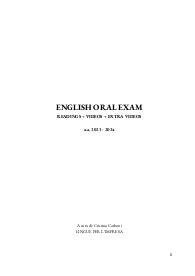 Lingua inglese 1