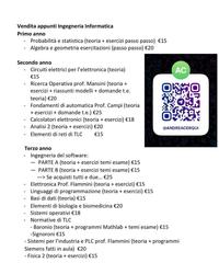 Appunti triennale Ingegneria Informatica UniBS
