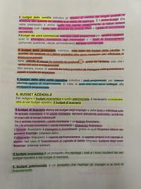 Teoria dei budget pt.2