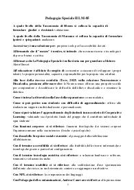 Pedagogia speciale II LM85