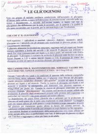 Biochimica degli stati patologici - Le glicogenosi.