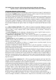 Riassunto dispensa De Simone storia economica e sociale