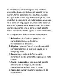 la matematica